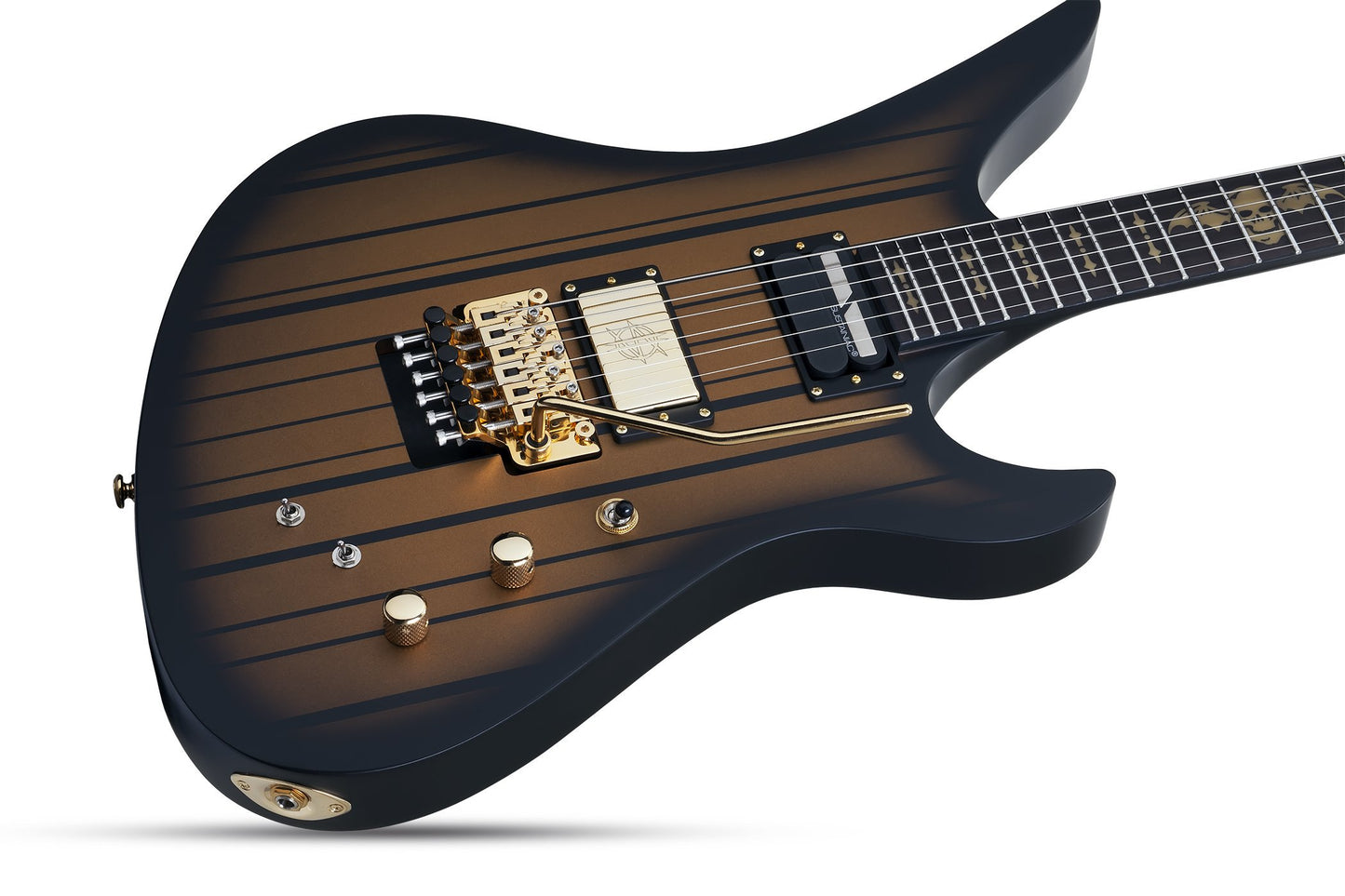 Schecter Synyster Gates Custom-S Electric Guitar - Satin Gold Burst