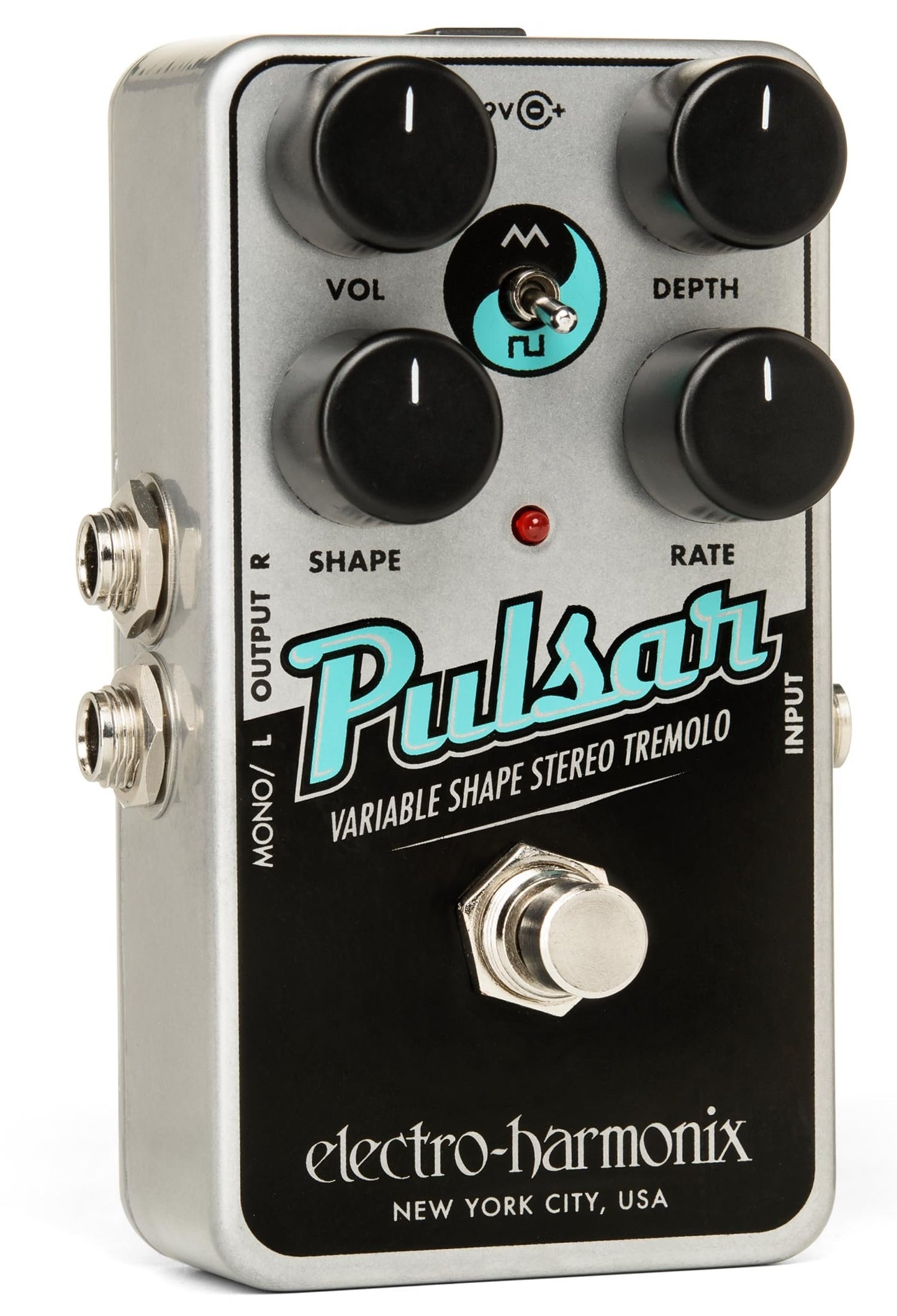 Electro-Harmonix Nano Pulsar Variable Shape Stereo Tremolo Pedal