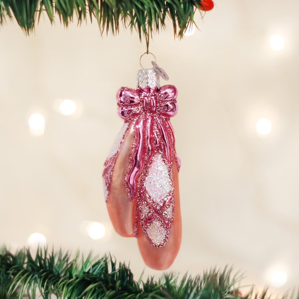 Old World Christmas Dancing Shoes Glass Blown Ornaments