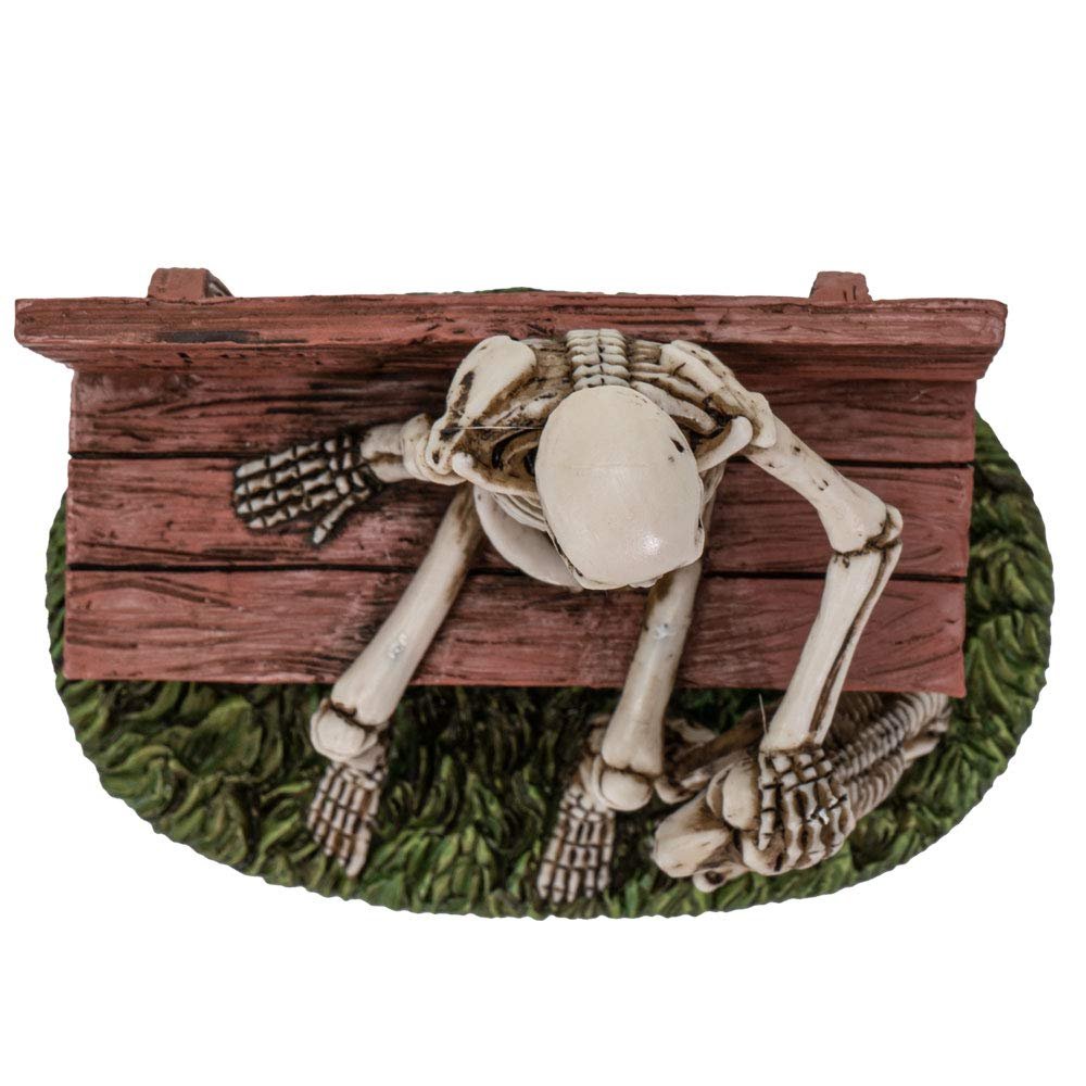 Pacific Giftware Old Man and A Dog Love Never Die Skeleton Resin Home Decor Figurine