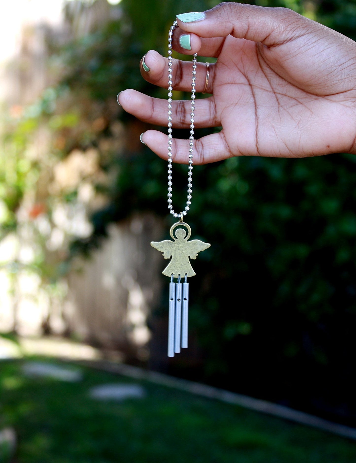 Jacob's Musical Car Charm, Angel, Mini Wind Chime