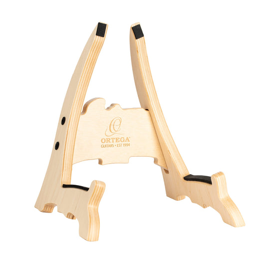 Ortega Guitars Wooden Ukulele Stand Made w/Birch Wood-Natural (OWUS-2)