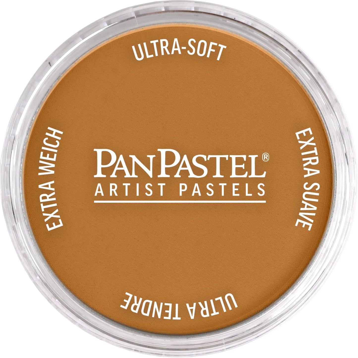 PanPastel Artist Pastels by GOLDEN, Raw Sienna, 2.44” / 62mm Pan Diameter, Professional Artist Pastels, Unique Pan Format (cake-like)