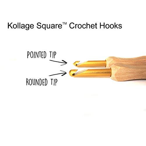 Kollage Square® Pointed Crochet Hooks, 6" / 15 cm