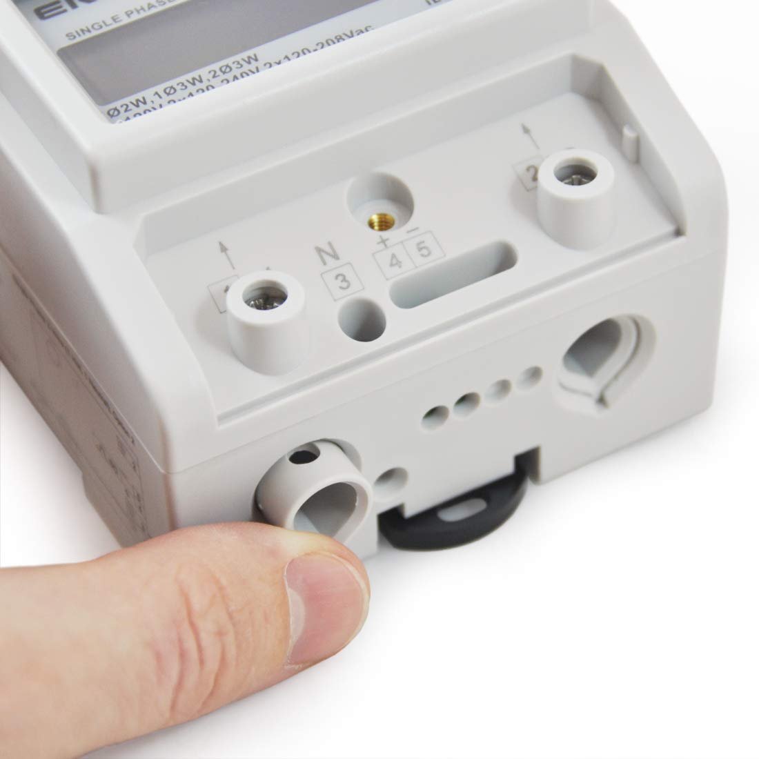 Single Phase kWh Meter, Pass-Through, 2 or 3-Wire, 120V up to 120/240V, 100A, 60Hz