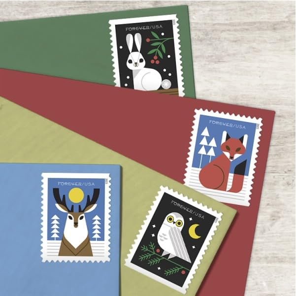 USPS Winter Woodland Animals