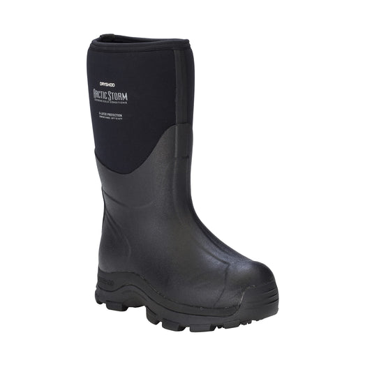 Dryshod Arctic Storm Winter Boot | Mid-Calf Height |Black/Grey | Waterproof | Extreme Cold |Men