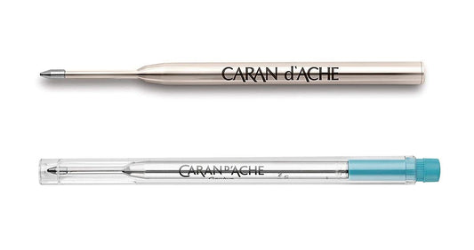 Caran d'Ache Goliath 8.421.191 Ballpoint Pen Refill Medium Turquoise Length 12.3 cm Diameter 0.9 cm