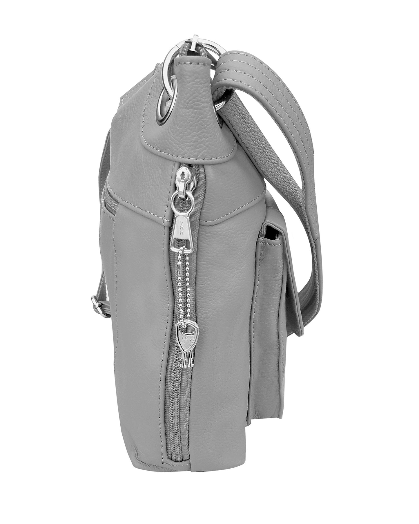 Ladies' Gun Concealment Crossbody Bag Grey