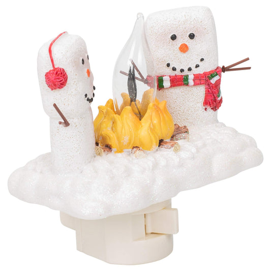 Roman 4.5" Marshmallow W/Holly Xmas
