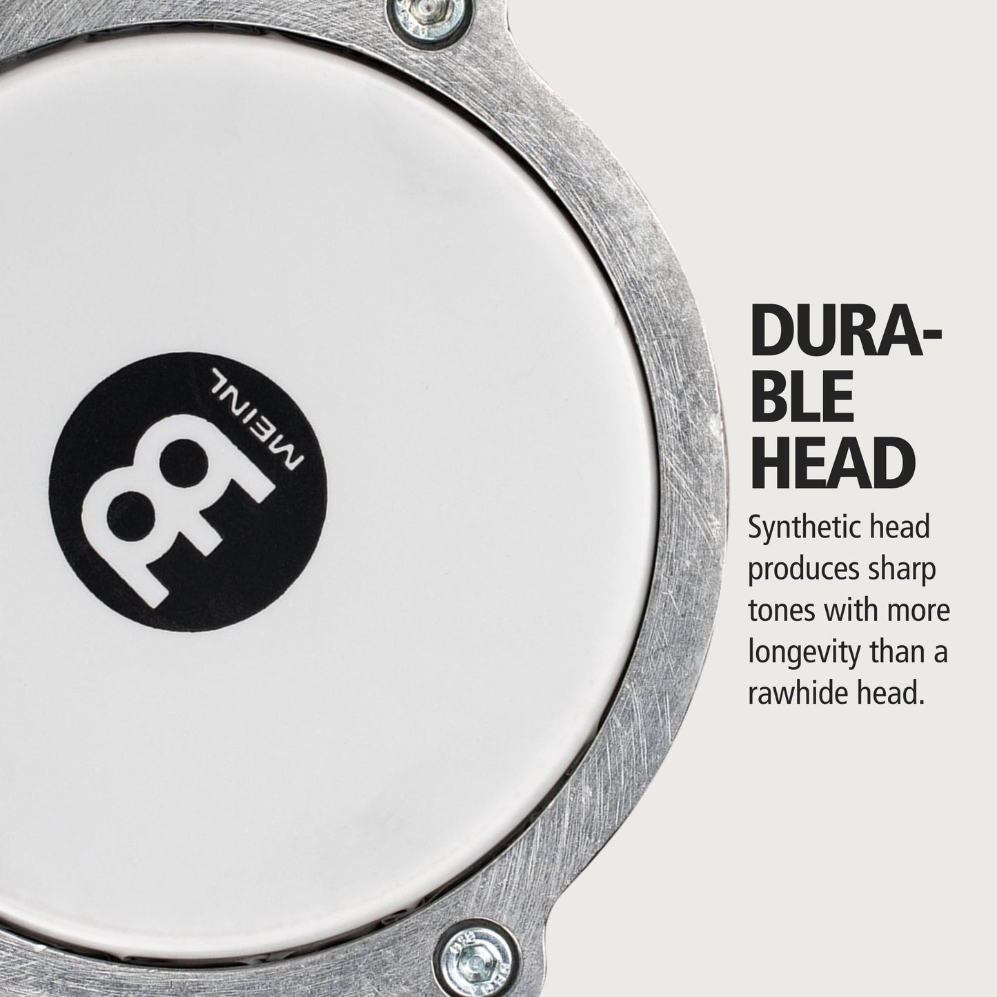 Meinl Percussion Mini Darbuka Egyptian Goblet Drum, Cast Lacquered Aluminum — Made in Turkey — Synthetic Head, 2-Year Warranty (HE-053)