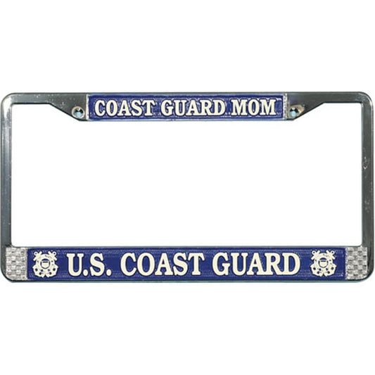 US Coast Guard Mom License Plate Frame