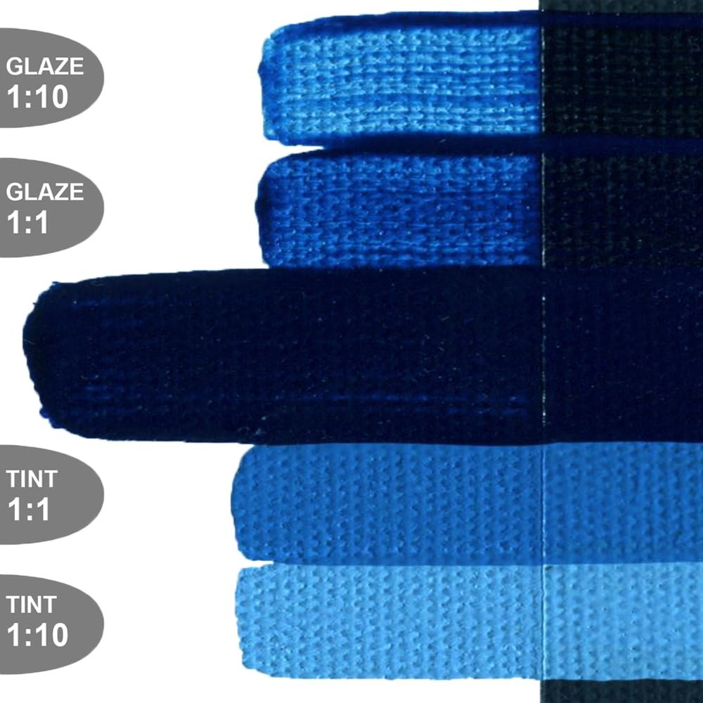 OPEN Slow-Drying Acrylics by GOLDEN, Violet and Blue, Professional Acrylic Paint