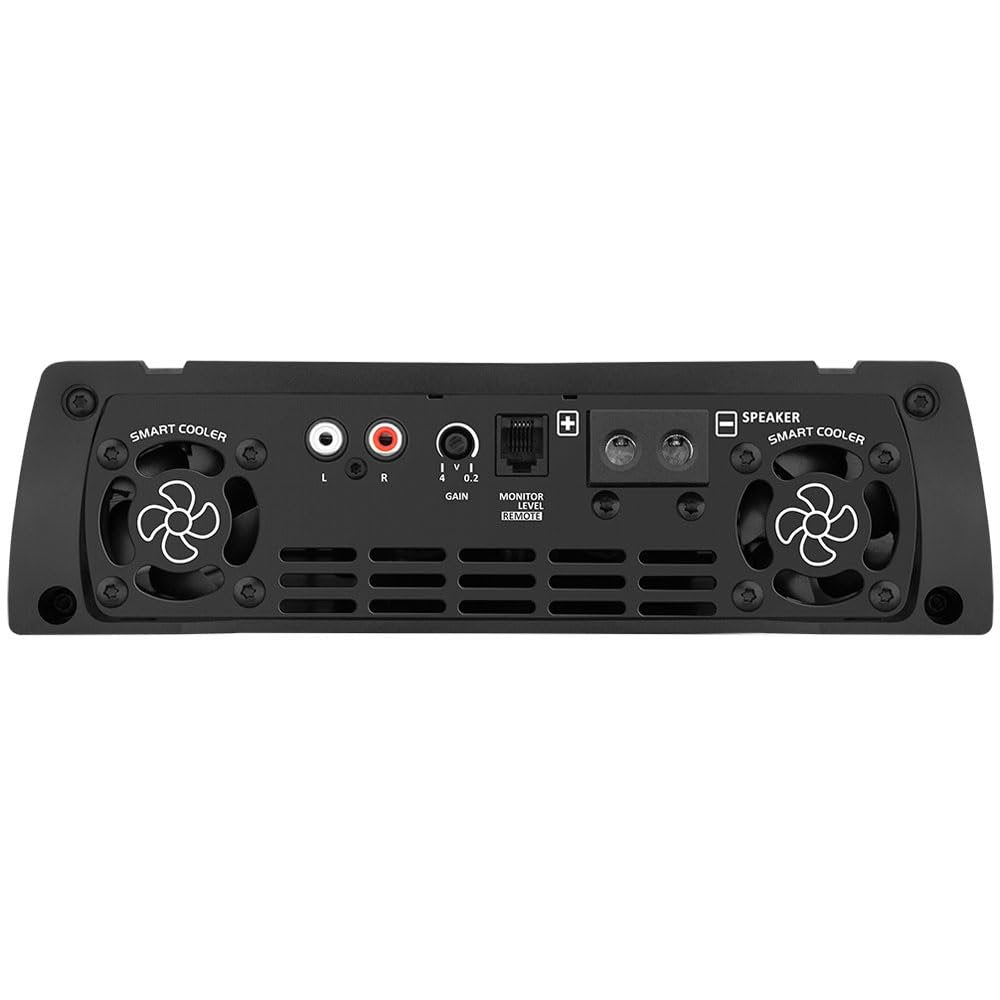 Taramps T 9.000 Chipeo 1 Ohm 9000 Watts Rms 12.6 Volts, Peak Power 11000 Watts Rms Monoblock Car Audio Amplifier - RCA Input Gain Control Smart Cooler