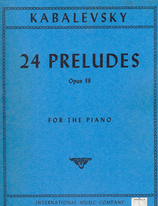 24 Preludes for the Piano Op.38
