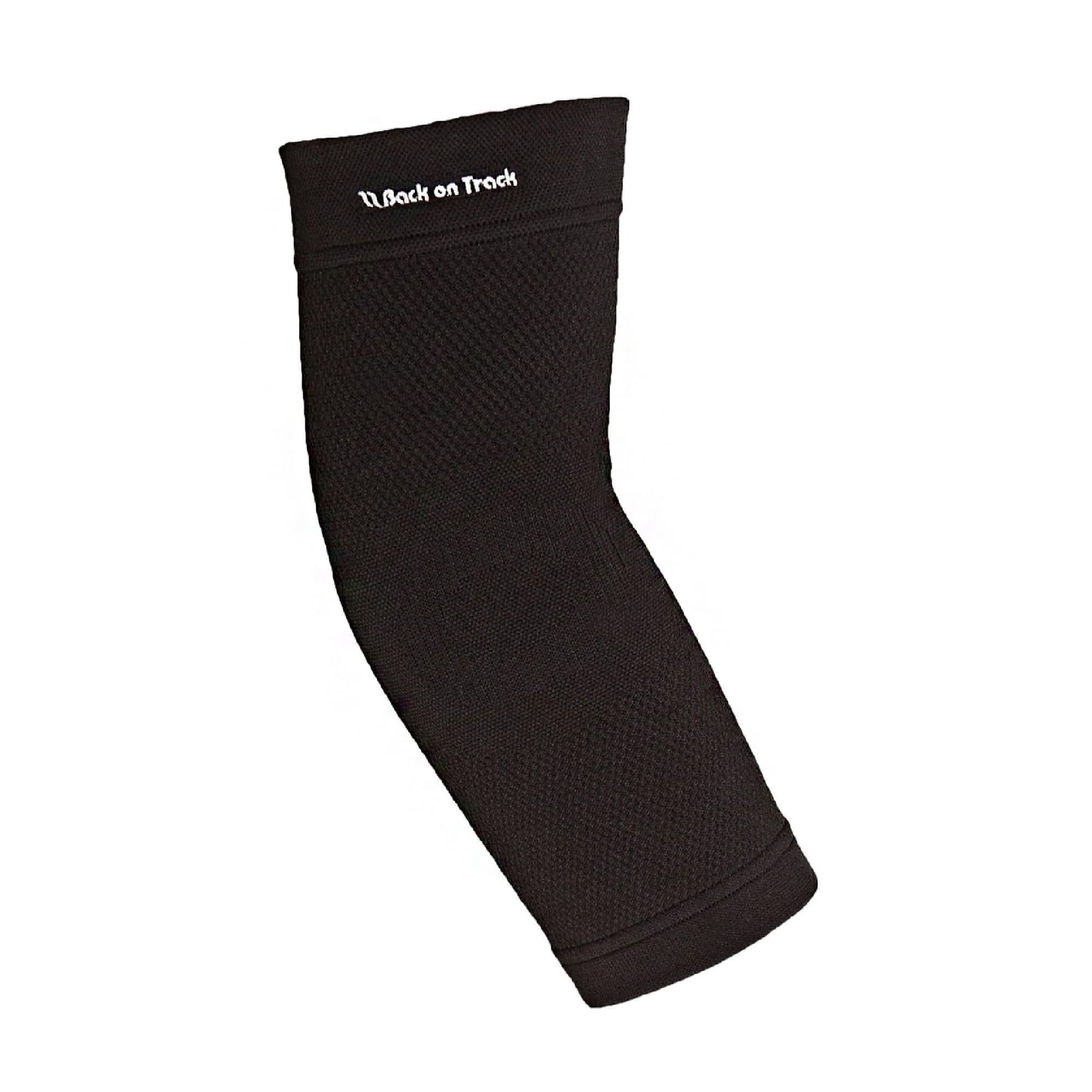 Back on Track Physio 4-Way Stretch Black Elbow Brace - Enhanced Recovery & Support for Tennis, Golf, Training, Work and Daily Activities