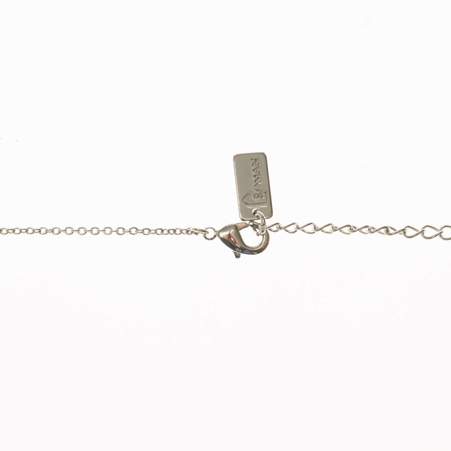 Roman Double Holy Scapular Silver Zinc Necklace 18 Inches Long