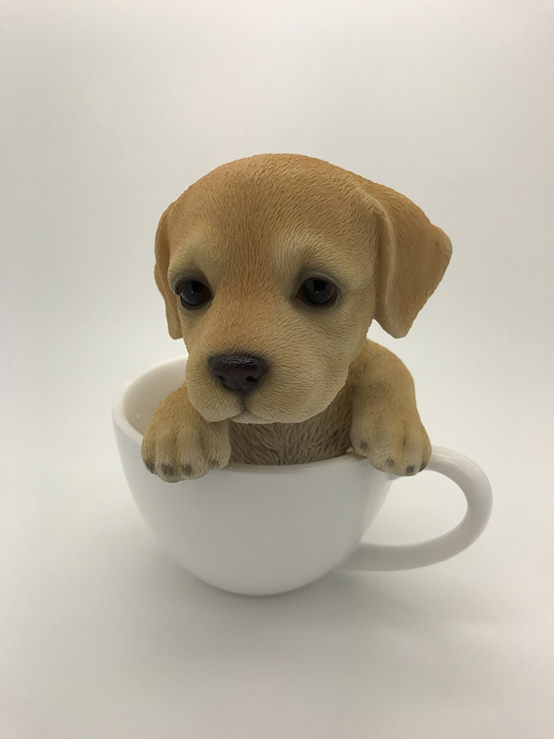 Pacific Giftware Adorable Teacup Pet Pals Puppy Collectible Figurine 5.75 Inches (Labrador)