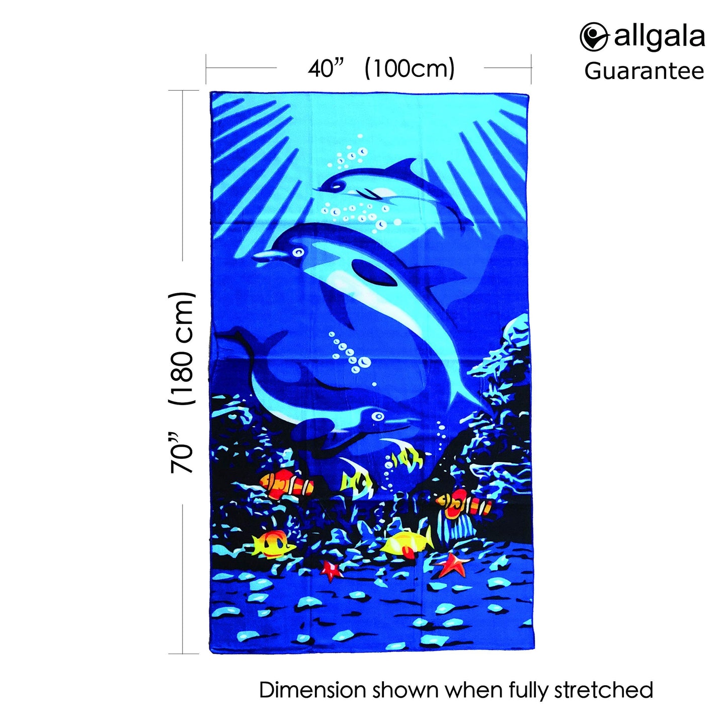 allgala Microfiber Beach Towel | Packable Beach Towel for Family | Quick Dry, Lightweight, Super Absorbent | Perfect for Beach, Pool, and Camping | Oversize 40"x70"