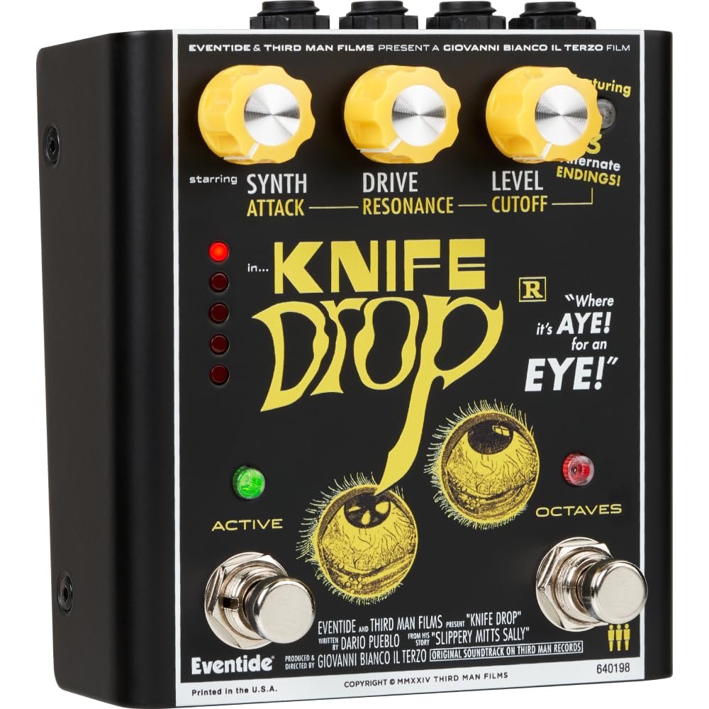 Eventide Knife Drop Suboctave Fuzz Synth Pedal