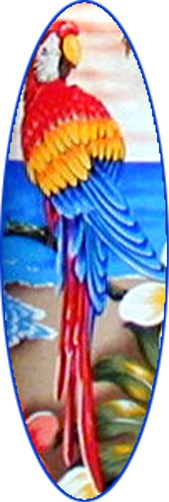 Pacific Legend Men's Parrots Beach Border Hawaiian Shirt