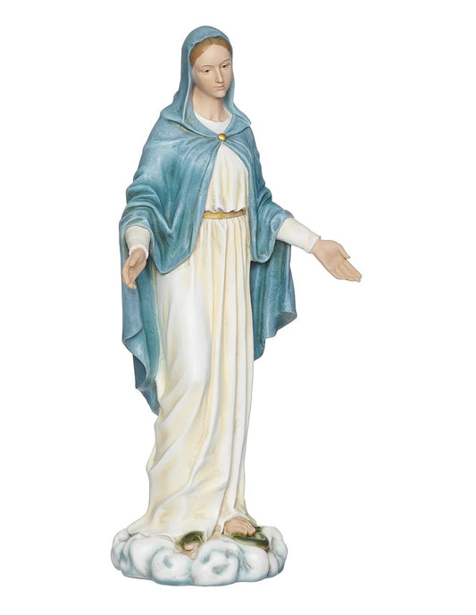 Roman oseph's Studio 23.5-Inch Our Lady of Grace Statue – Renaissance Collection, Catholic Home Decor, Virgin Mary Figurine, Religious Gift