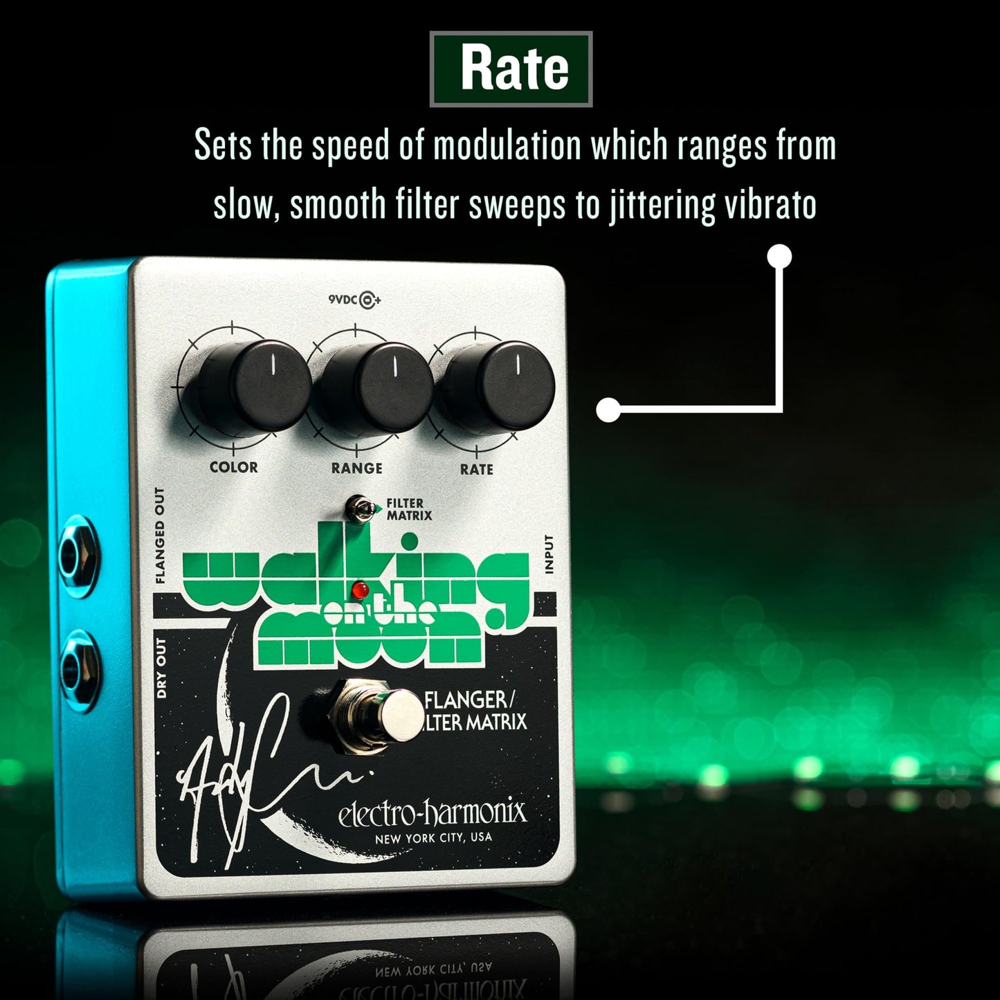 Electro-Harmonix Andy Summers Walking on the Moon Flanger Pedal