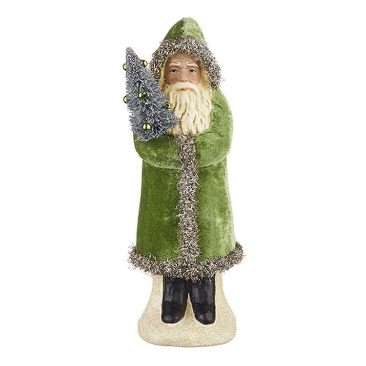 RAZ Imports 2022 Collected Christmas 12" Red Velvet Santa