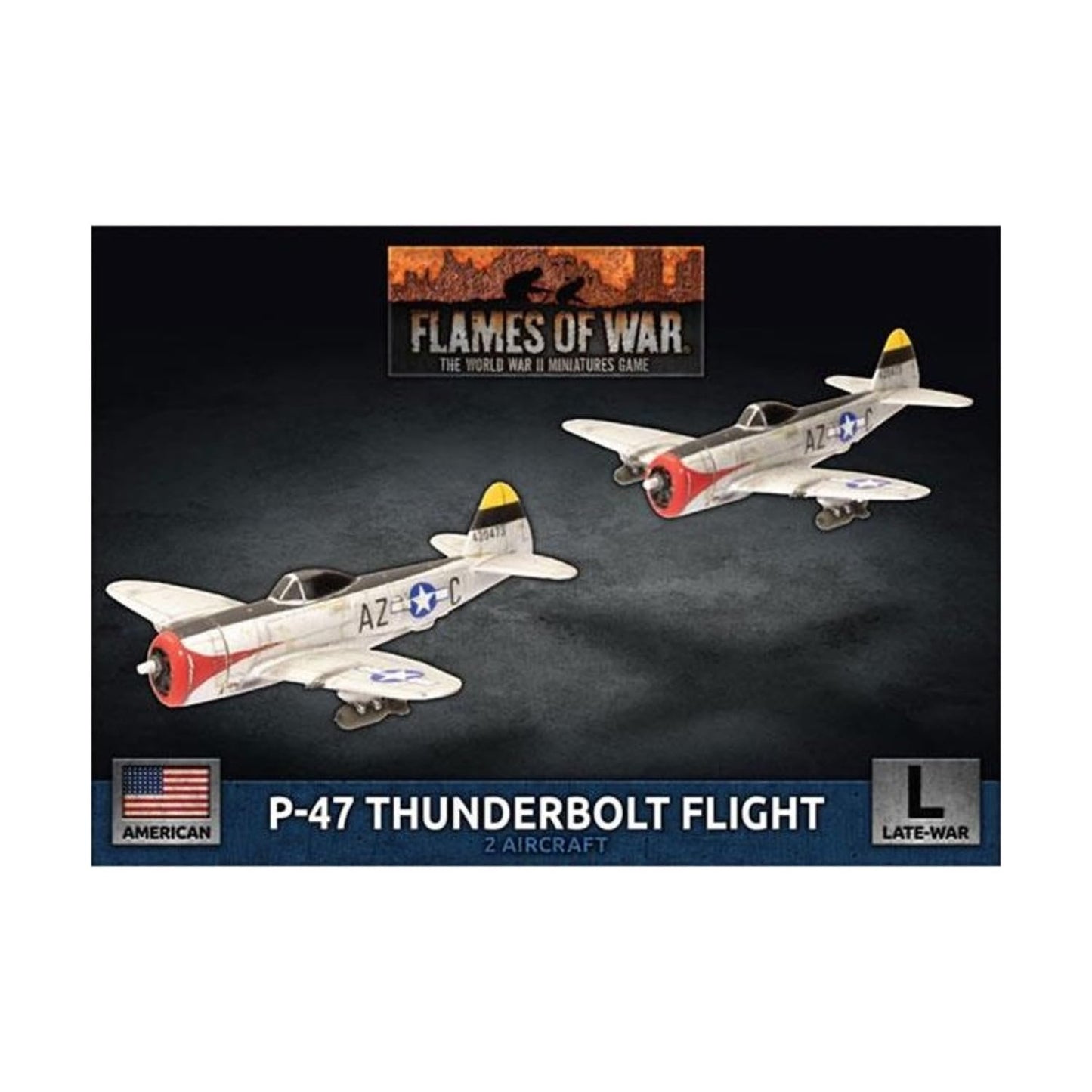 Flames of War: Late War: United States: P-47 Thunderbolt Fight Flight (UBX85)