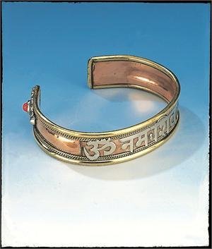 India Arts Copper Bracelet - OM Namo Shiva