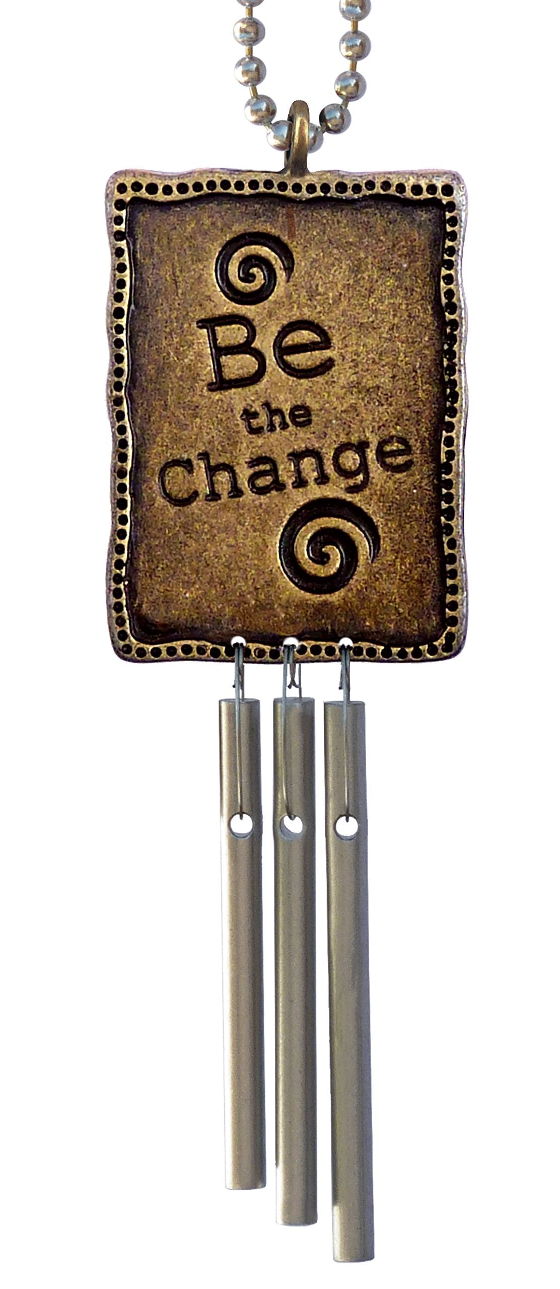 Jacob's Musical Car Charm, Be The Change, Mini Wind Chime