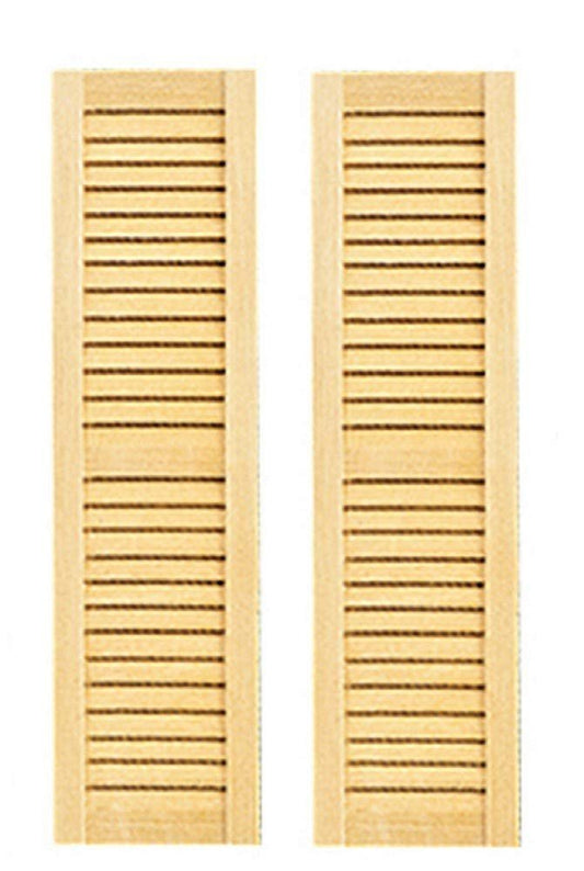 Dollhouse Miniature Small Louvered Shutter