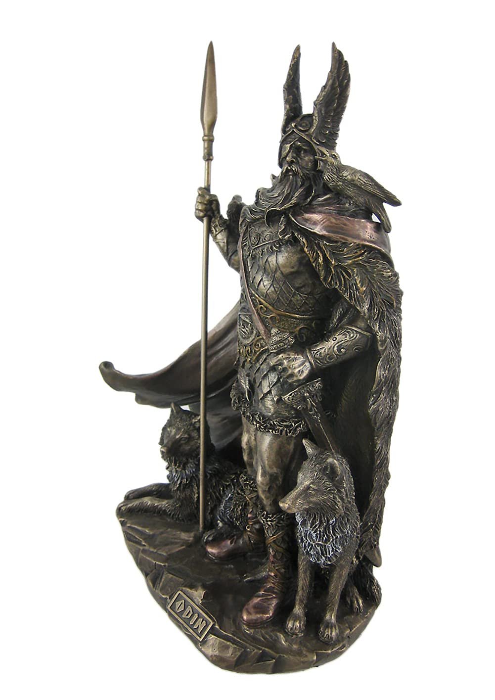 Unicorn Studio 9.75 Inch Norse God - Odin Cold Cast Bronze Sculpture Figurine One Size