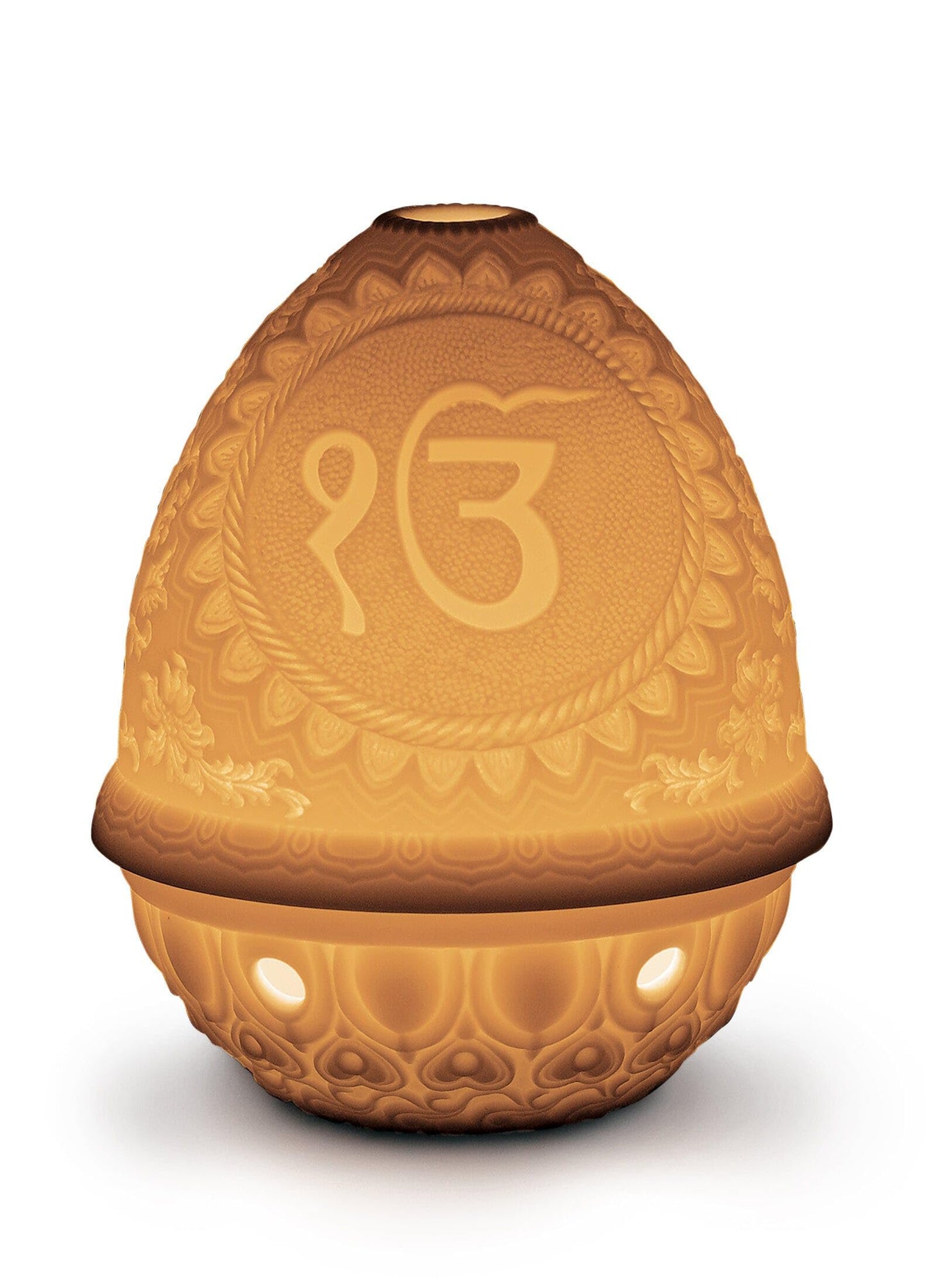 LLADRÓ Ik Onkar Lithophane. Porcelain Litophane.