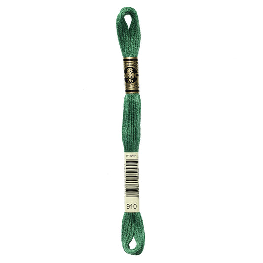 DMC Thread 6-Strand Embroidery Cotton 8.7 Yards Dark Emerald Green 117-910 (12-Pack)