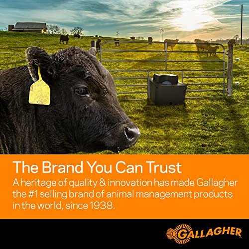 Gallagher 35" x 164' Electric Net Fence for Goats, Sheep, Garden Protection & Predator Control | Heavy-Duty Braided Turbo Wire Livestock Netting | Portable, Reusable Fence for Homesteads & Ranches