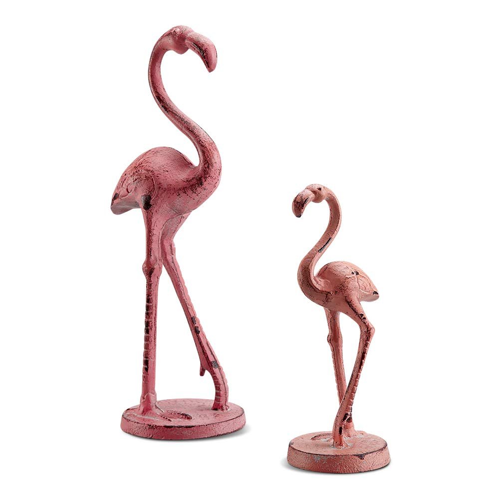 Pensive Flamingos Pair