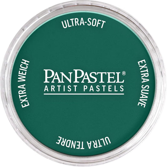 PanPastel Artist Pastels by GOLDEN, Teal Shade, 2.44” / 62mm Pan Diameter, Professional Artist Pastels, Unique Pan Format (cake-like)