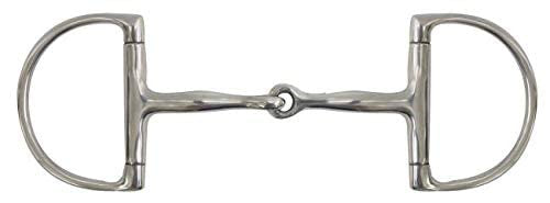 Showman Stainless Steel D-Ring Bit w/ 5" Broken Snaffle Mouth