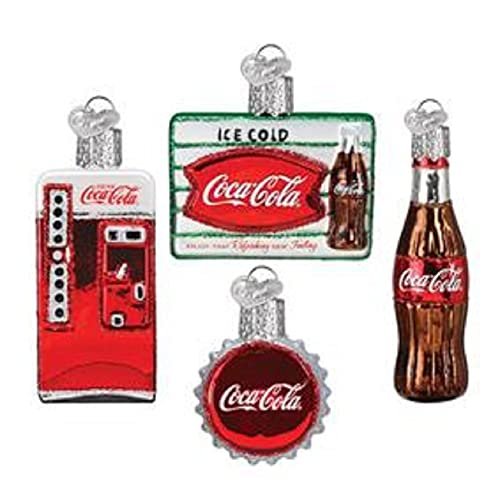 Old World Christmas Coca-Cola Glass Blown Ornament for Christmas Tree