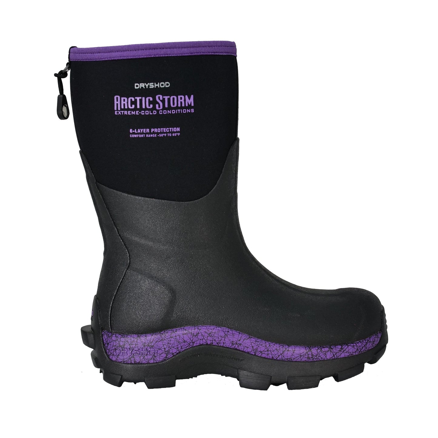 Dryshod Womens Arctic Storm Extreme-Cold Conditions Winter Mid Boot