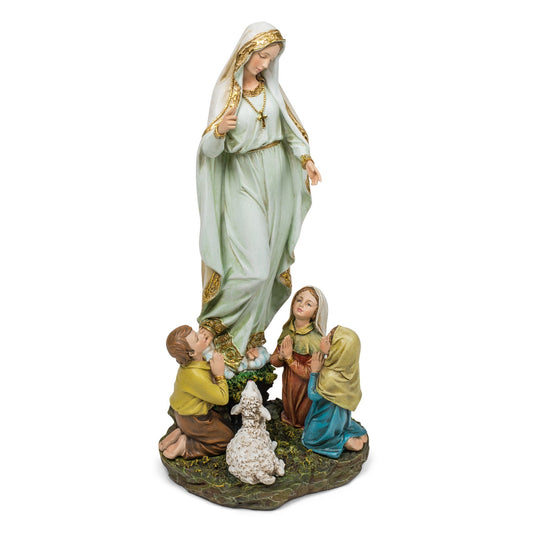 Joseph Studio by Roman 12" Our Lady of Fatima Statue – Religious Home Decor, Inspirational Gift for Prayer or Celebration