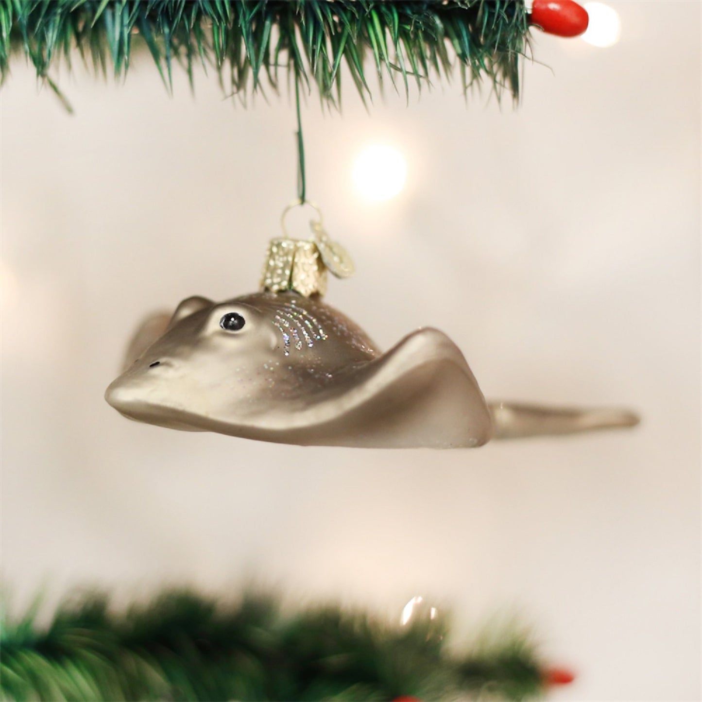 Old World Christmas Ornaments: Sea and Water Animals Glass Blown Ornaments for Christmas Tree
