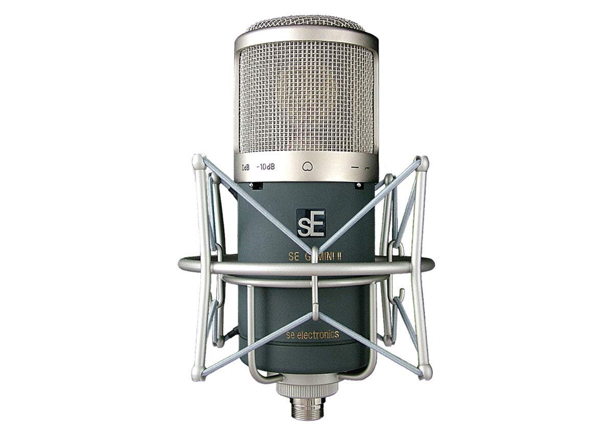 SE ELECTRONICS - Gemini II Dual Tube Cardioid Condenser Mic with Shockmount and Case