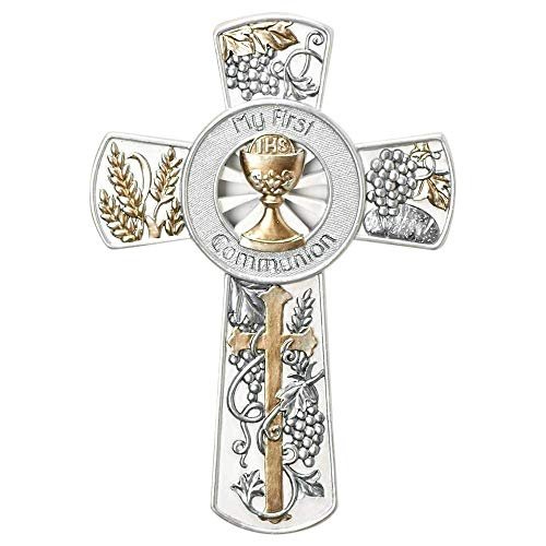 Joseph's Studio by Roman, Communion Collection, 8"H COMMUNION WALL CROSS, Home Décor, Devout Gift, Prayerful Inspiration (1x5x7)