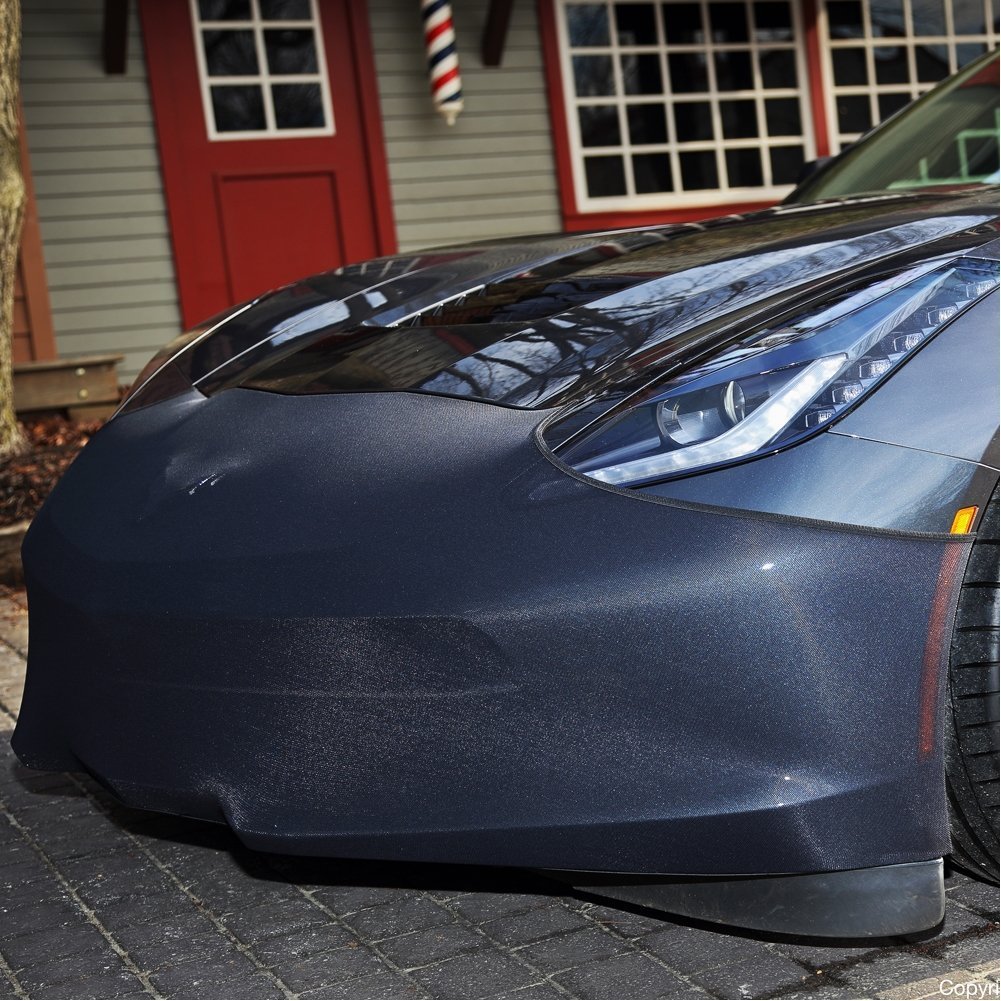 C7 Corvette Stingray NoviStretch Front + Mirror Bra High Tech Stretch Mask Combo Fits: All C7 2014 Through 2019 Corvettes Including Z51, ZO6 and Grand Sport