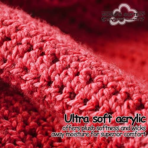 World's Softest Classic Crew Socks - Ultra Soft Crew Socks for Women and Men