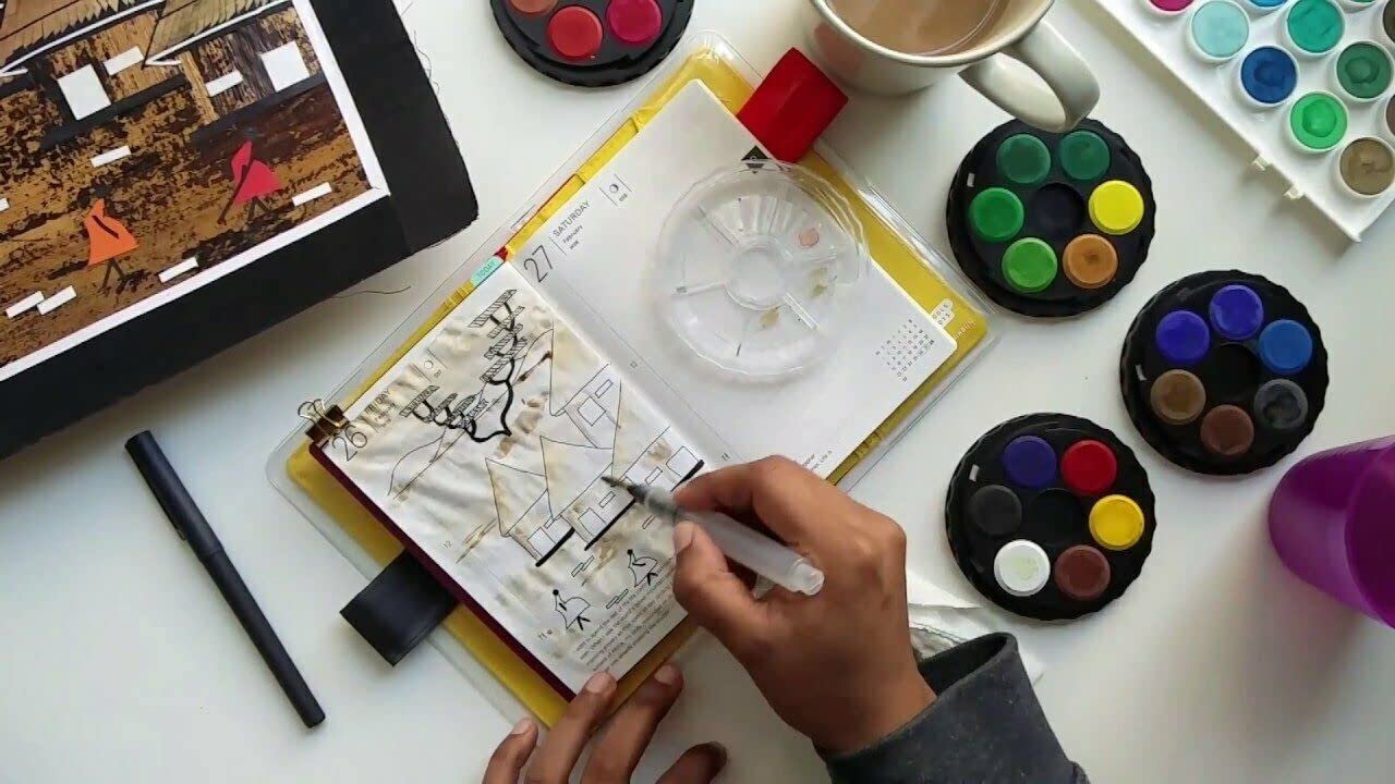 Koh-I-Noor 4 Tier Watercolour, XKCWS4T