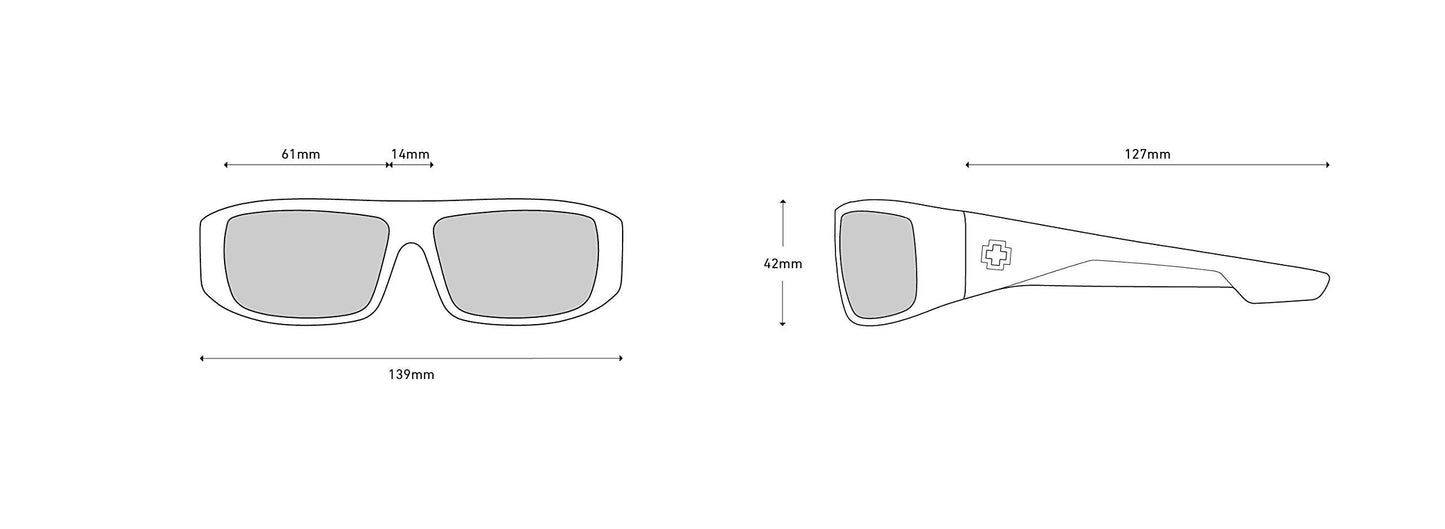 Spy Optic Logan Wrap Sunglasses | ANSI RX