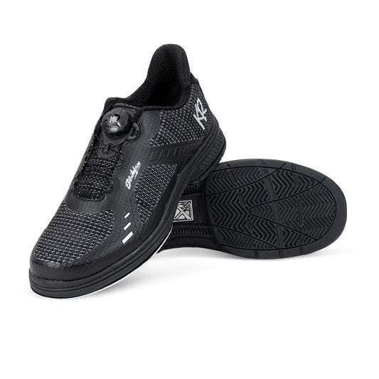 KR Strikeforce Jet FT Right Hand Men's Performance Bowling Shoe with Interchangeable Slide pad and Heel on The Slide Foot only